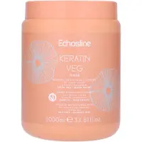 Echos Line Keratin veg Mask masque nourrissant intense pour cheveux secs et poreux avec acides aminés 1000 ml