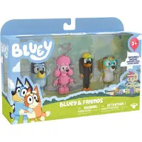 Bluey & Friends Figure Multicolore