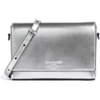 Liebeskind berlin Femmes, Sac à main, Crossbody Mittelgrosse Crossbody Bag aus Schafsleder, Argent