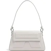 Karl Lagerfeld Sac bandoulière 'Ikon' gris clair