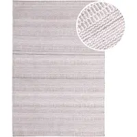 Axi Palma Outdoor Tapis, Rose, Rectangulaire | Tapis de jardin pour petits coins salon / set bistrot | Tapis d'extérieur pour jardin / balcon / terrasse