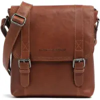 The Chesterfield Brand Cuir sac à épaule bandoulière sac à épaule Adelanto Flapoverbag Cognac marron clair