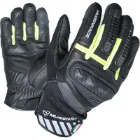 MUGENRACE Hai-Ko Gants Noir Jaune Néon Taille XS