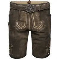 Krüger Collection Pantalon folklorique 'Milo' champagne / marron