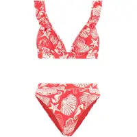 Shiwi Bikini 'Bobby' rouge / blanc