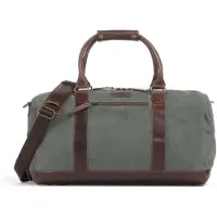 Buckle up BUCKLE & SEAM sac de voyage Willow Blu Canvas Weekender Green / Brown kaki