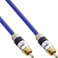 InLine 4043718018291 câble audio 15 m RCA Bleu
