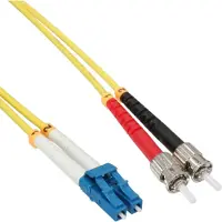 InLine Adapterkabel Duplex LC/S - ST/S 2,0 m (88902)