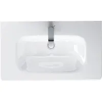 Duravit Möbel-WT DURASTYLE COMPACT m ÜL HLB 785x400mm 1 Hahnloch weiss WG