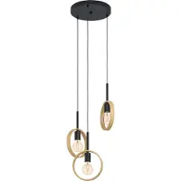 Eglo Lampe suspendue Vide Ipsden 3 lumières
