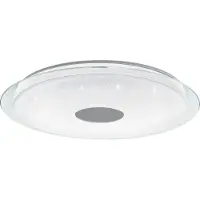 Eglo 900006 LANCIANO-Z LED Plafonnier 38,1W Ø770mm blanc chrome couleur de lumière réglable dimmable