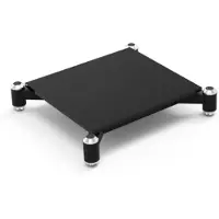 Norstone Meuble Hi-Fi SPIDER BASE 120 NOIR / VERRE NOIR