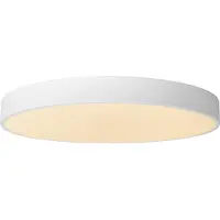 Lucide Éclairage de plafond Unar Ø 49,5cm - 2700K - blanc