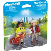 Playmobil 71506 DuoPack Ambulancier avec patient 71506
