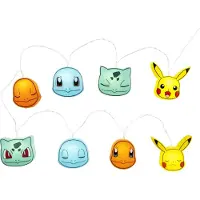 Teknofun Installation lumineuse Pokémon Pikachu & Friends 160 cm – Guirlandes féeriques