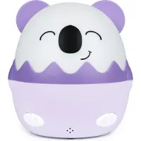 BigBen Interactive Veilleuse musicale sans fil avec projection Koala Coco Blanc et Violet