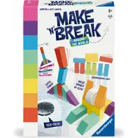 Ravensburger 22473 - Make 'n' Break - Around the World - Jeu de société pour toute la famille avec briques, Spie 22473
