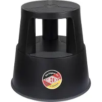 Wedo Rollhocker SuperStep schwarz Kunststoff (42 - 42.80 cm)