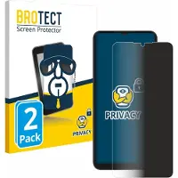 BROTECT Film anti-regards Anti-Spy Privacy Film de protection contre la lumière bleue (ZTE Blade A52), Téléphone portable : film de protection, Bleu