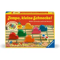 Ravensburger Kinderspiel 23034 - Tempo petit escargot 40 ans, course d'escargots populaire (Allemand, 2 - 6 Joueur)