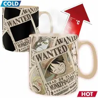 One Piece Mug Anime de - Wanted - Mug Thermoréactif - pour Indifférent - multicolore - Taille Standard