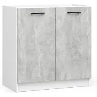 Akord Armoire Oliwia Blanc Et Béton 80X46X82
