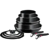 Tefal Easy Cook & Clean Ingenio Batterie de Cuisine 10 Pièces