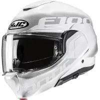 HJC F100 Hetal Casque Modulable Blanc/Gris S unisex