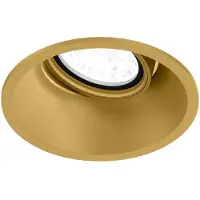 Wever & Ducre Deep Adjust 1.0 LED Projecteur - Plafond faux/plafond suspendu Gold | 2700 K | Standard 34°