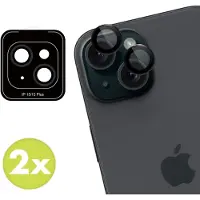 IMoshion Protection caméra en verre lot de 2 pour Apple iPhone 15 / 15 Plus - Black