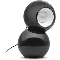 Stilnovo Lampe de Table , Gravitino, dimmable, Noir, Salon / séjour, Métal, Design