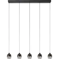 Lucide Lampe suspendue à 5 lumières Tamino Noir
