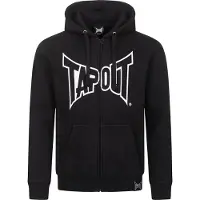 TAPOUT Veste de survêtement 'Marfa' noir / blanc