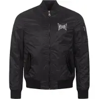 TAPOUT Veste mi-saison 'Chashiers' noir / blanc