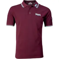 Lonsdale T-Shirt beige clair / bleu marine / bourgogne