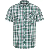 Lonsdale Chemise 'Brixworth' vert / noir / blanc