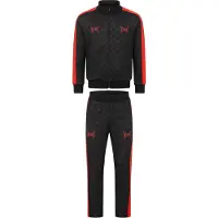 TAPOUT Survêtement 'Punkass Track' rouge / noir