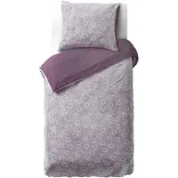 Sleeptime Housse de couette Glow in the dark Hearts Pink 140 x 200/220 cm