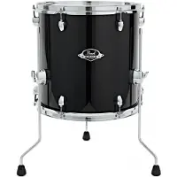 Pearl DMP1414F/C262 tom basse 14 x 14 pouces Decade Maple Satin Black Burst