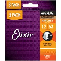 Elixir Nanoweb Light Acoustic Guitar