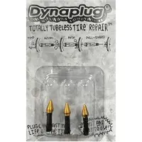 Dynaplug Soft Tip Bouchons de pneus 3 unités Noir,Golden Noir,Golden One Size