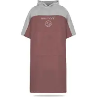 Normani Peignoir long 'Kuta' gris clair / rose ancienne