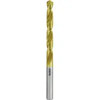 RUKO Foret à Métaux Din 338 Hss-tin Ground Split Point Helical Ø 9.75 Mm 10 Unités