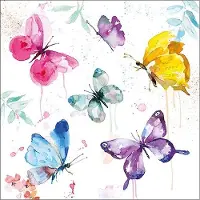 Ambiente Serviette 33cm Butterfly Collection