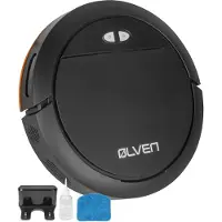 Ølven Robot aspirateur avec fonction balayage - App - Station de recharge - Convient aux animaux domestiques - Robot balayeur