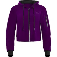 Winshape Veste de survêtement 'J009C' prune