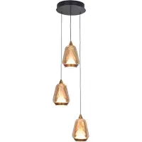 Highlight Suspension design Tromba 3 lumières rondes