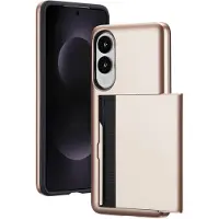 IMoshion Coque arrière avec porte-cartes Samsung Galaxy S25 Edge - Rose Doré