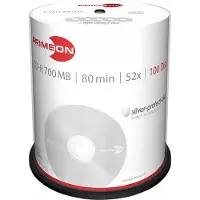 Primeon CD-R , jusqu'à 52 fois, 700 Mo / 80 min., spindle de 100 unités