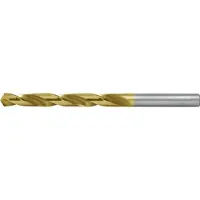 RUKO Foret à Métaux Din 338 Hss-tin Ground Split Point Helical Ø 9.5 Mm 10 Unités
